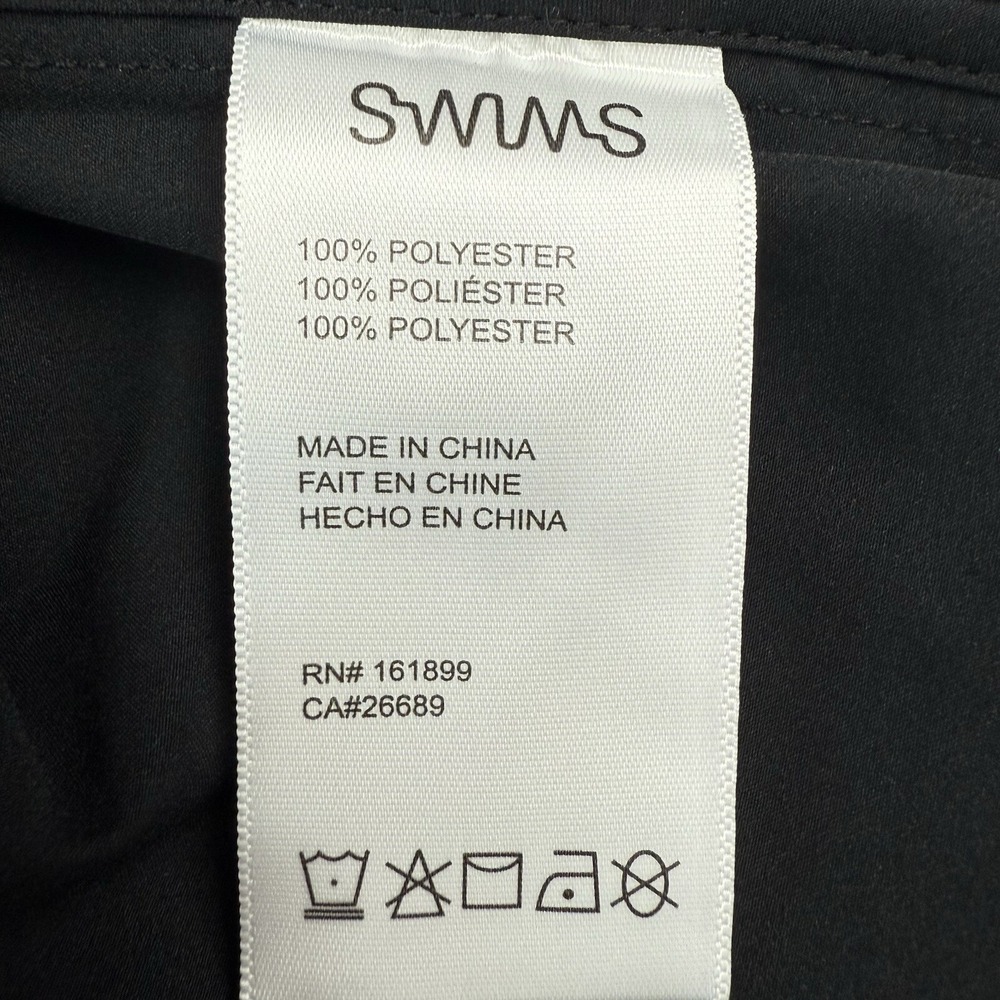 SWIMS‎ Men's Large Tarifa Windbreaker Lightweight Jacket Raincoat Black NWT $275 - Picture 7 of 7